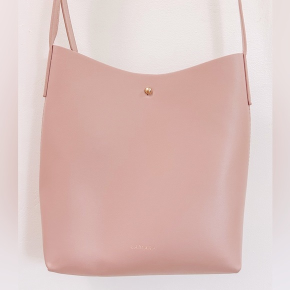 Samara Handbags - Anthropology‎ Samara Bag Blush Pink Crossbody Messenger Style Purse Adjustable